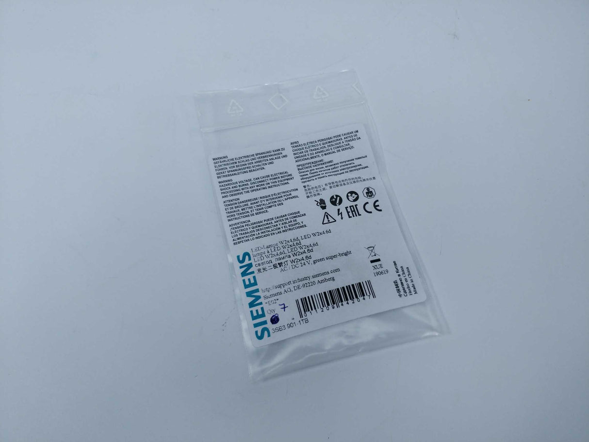 Siemens 3SB3901-1TB LED-Lamps 7 Pcs