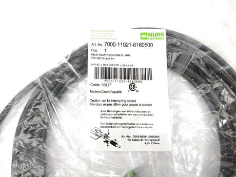 MURR Elektronik 7000-11021-6160500 MSUD Valve Plug