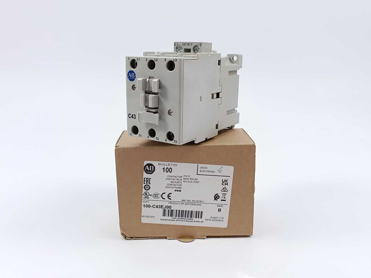 AB 100-C43EJ00 Contactor 3N.O. Coil 24VDC