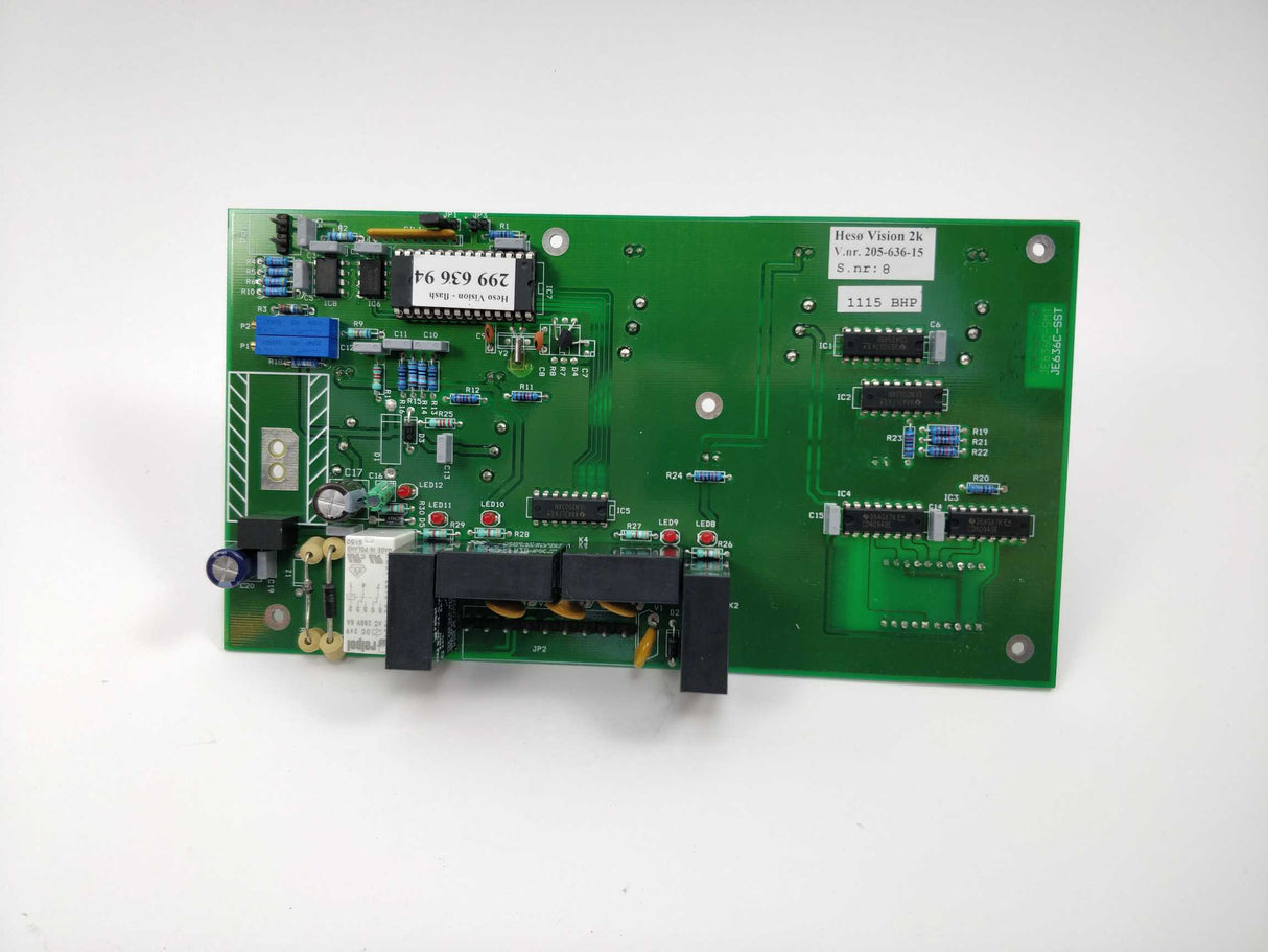 Hesø Vision 205-636-15 Circuit Board JE636C-TOP 1115 BHP