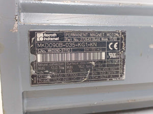 Rexroth Indramat MKD090B-035-KG1-KN Permanent Magnet Motor w/ 2 cables