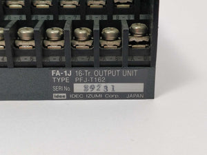 IDEC Corporation PFJ-T162 FA-1J 16-Tr. OUTPUT UNIT