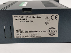 IDEC Corporation PFJ-N013AU FA-1J ANALOG INPUT UNIT