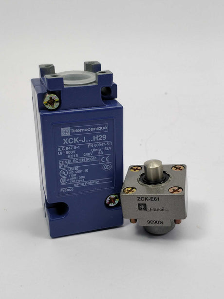 TELEMECANIQUE XCKJ1161H29 Limit Switch & ZCKE61 Head