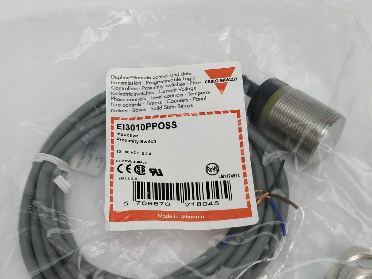 Carlo Gavazzi EI3010PPOSS Inductive proximity switch