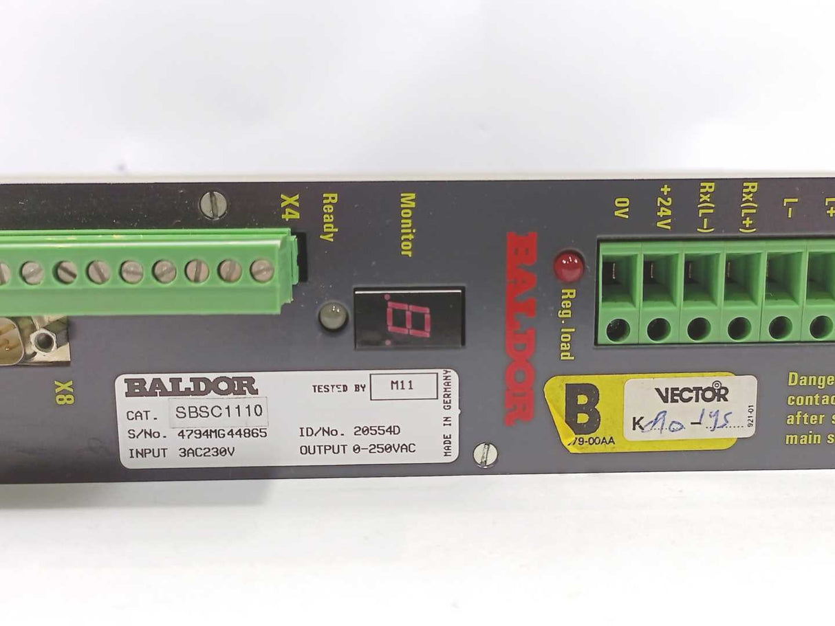BALDOR SBSC1110 AC Brushless Servo Control