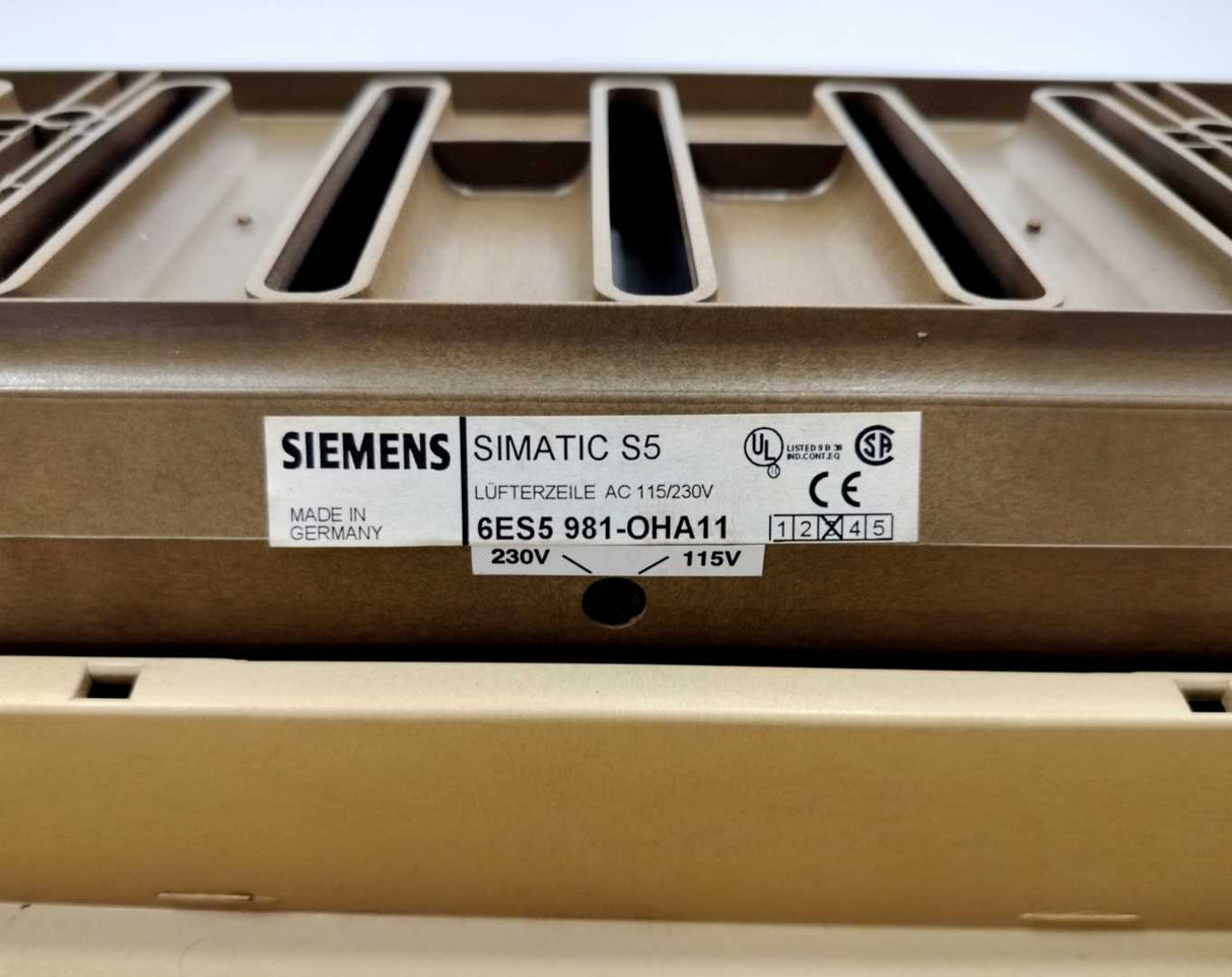 Siemens 6ES5 981-0HA11 SIMATIC S5 Fan subassembly