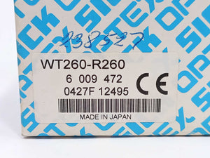 SICK 6009472 WT260-R260 Photoelectric Proximity Sensor