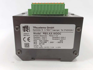 TRsystems 704-10063  PBX-AX-MOOC, PBXAX V1.40 MAO 4 SSI 2 MDO 8 SSI 2 PBX21