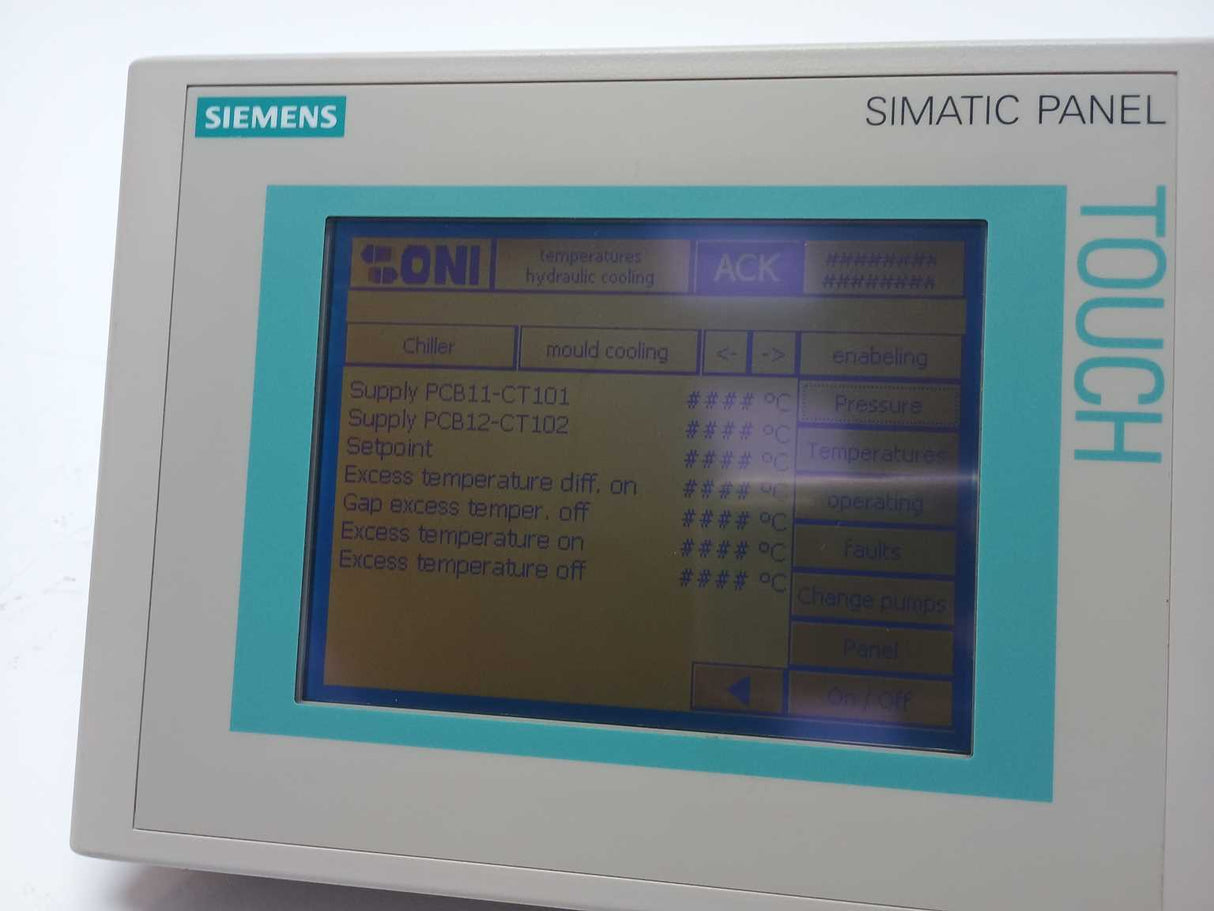 Siemens 6AV6642-0AA11-0AX1 SIMATIC Touch Panel TP177A
