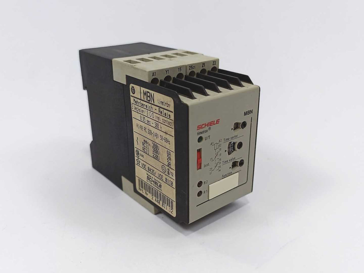 Entrelec Schiele 2.440.011.12 MBN Timetron switching time 0.05-300h 220-240V