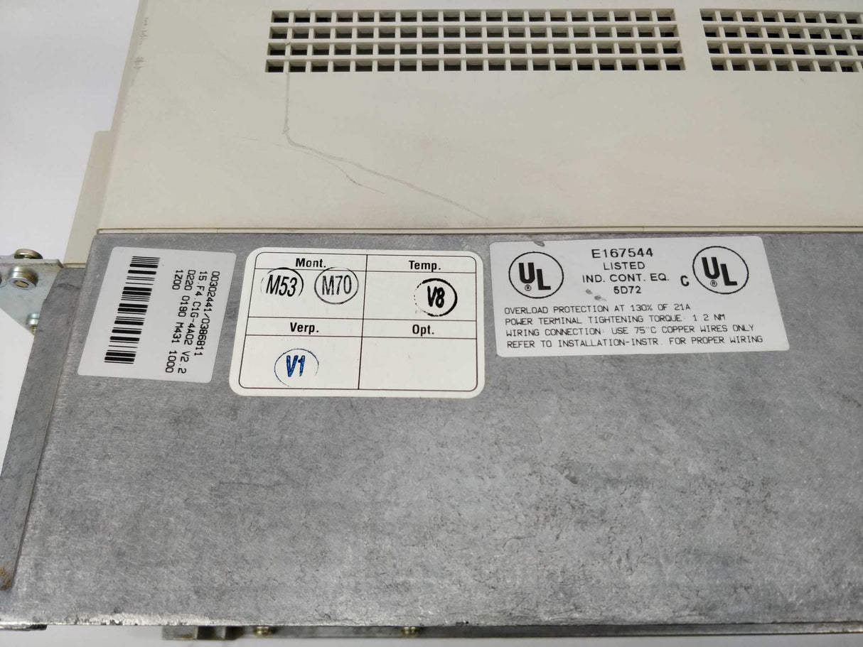 KEB COMBIVERT 15.F4.C1G-4A02/2.2 Frequency Inverter 11kW