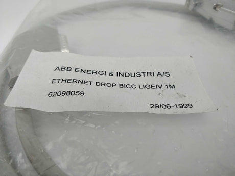 ABB 62098059 Ethernet drop bicc 1m