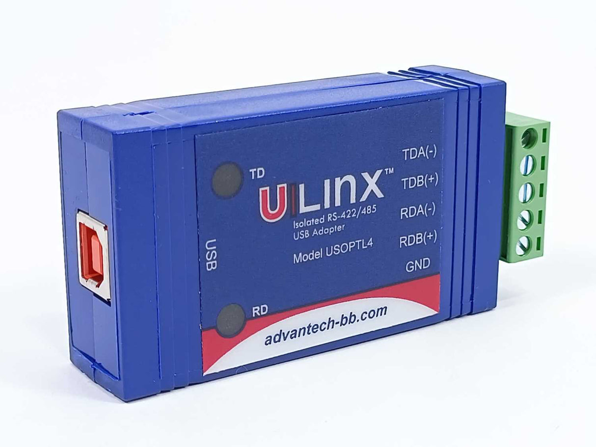 Advantech BB-USOPTL4 USB to ISO 422/485 (Terminal Block) Isolated Converter