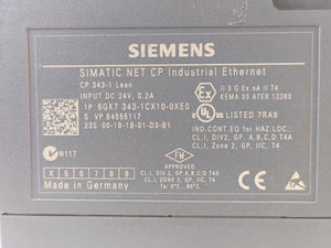 Siemens 6GK7343-1CX10-0XE0 Communications Processor CP 343-1