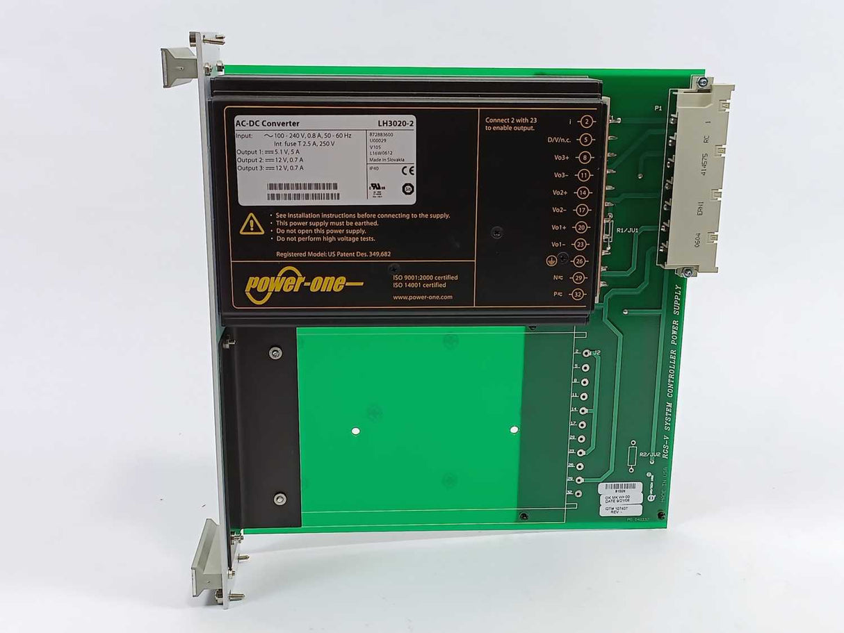 QuadTech 107407 /  LH3020-2 RGS-V System Controller Power Supply