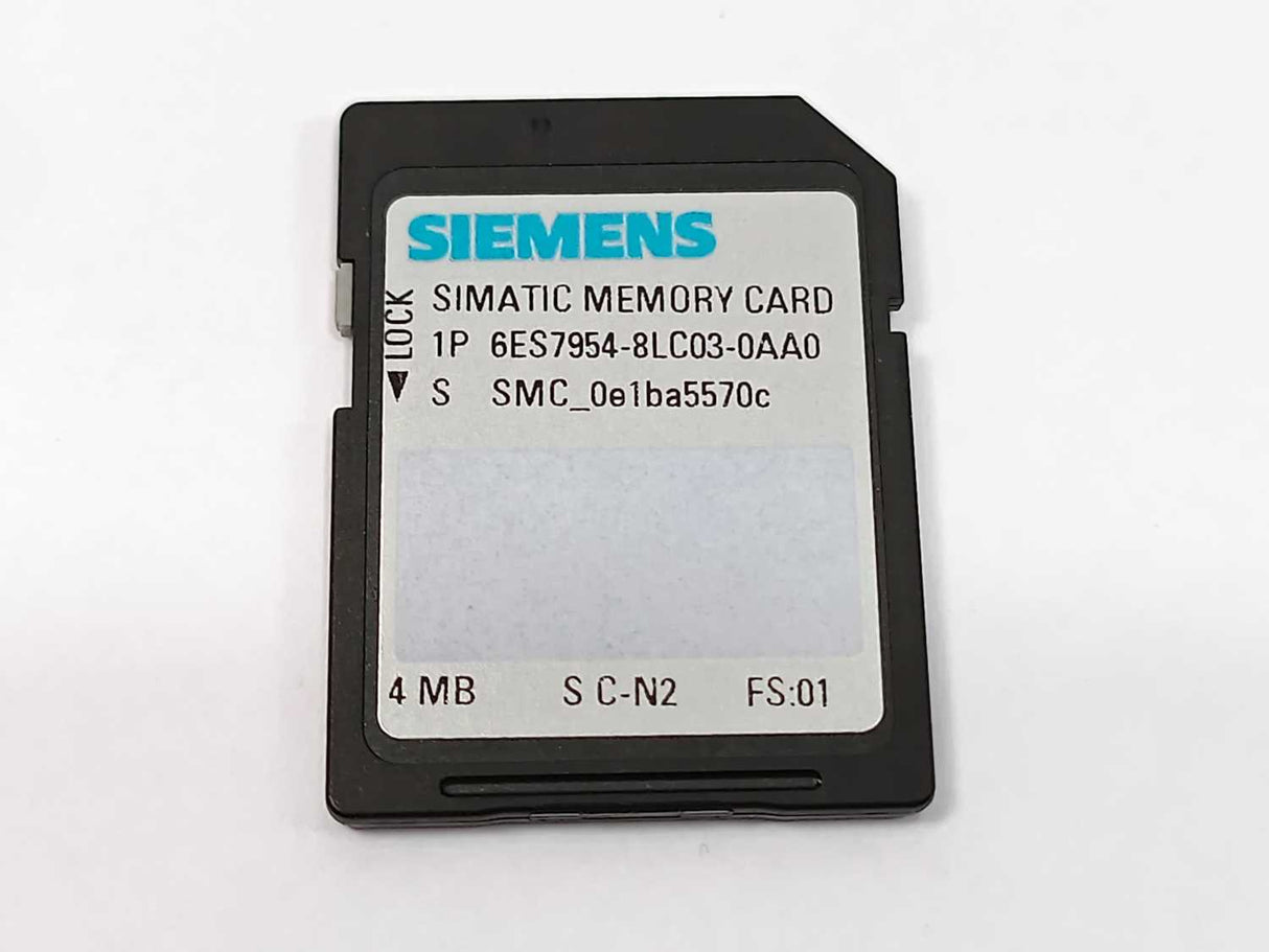 Siemens 6ES7516-3AN00-0AB0 SIMATIC S7-1500, CPU w. SIMATIC Memory Card 4MB