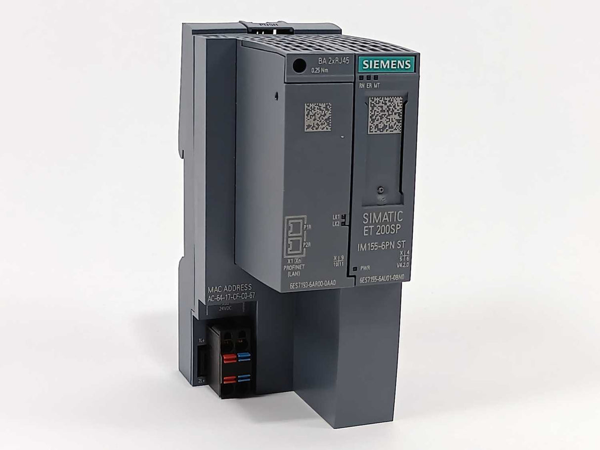 Siemens 6ES7155-6AU01-0BN0 SIMATIC ET 200SP, PROFINET Interface Module