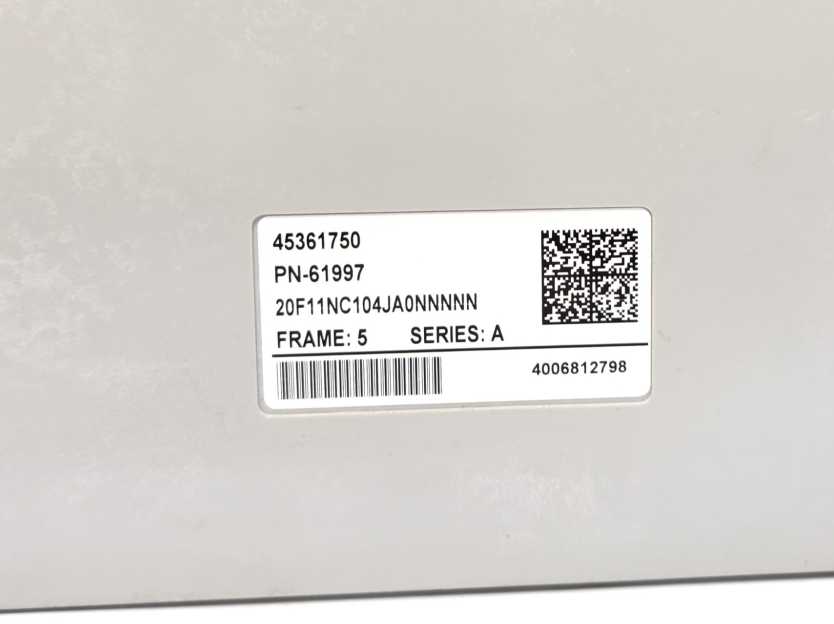 AB 20F11NC104JA0NNNNN PowerFlex Air Cooled 753 AC Drive