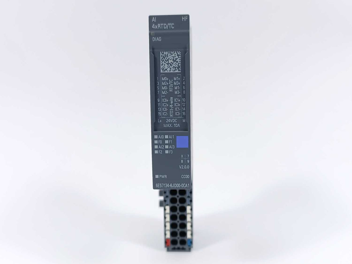 Siemens 6ES7134-6JD00-0CA1 Analog input module w/ 6ES7193-6BP00-0BA1