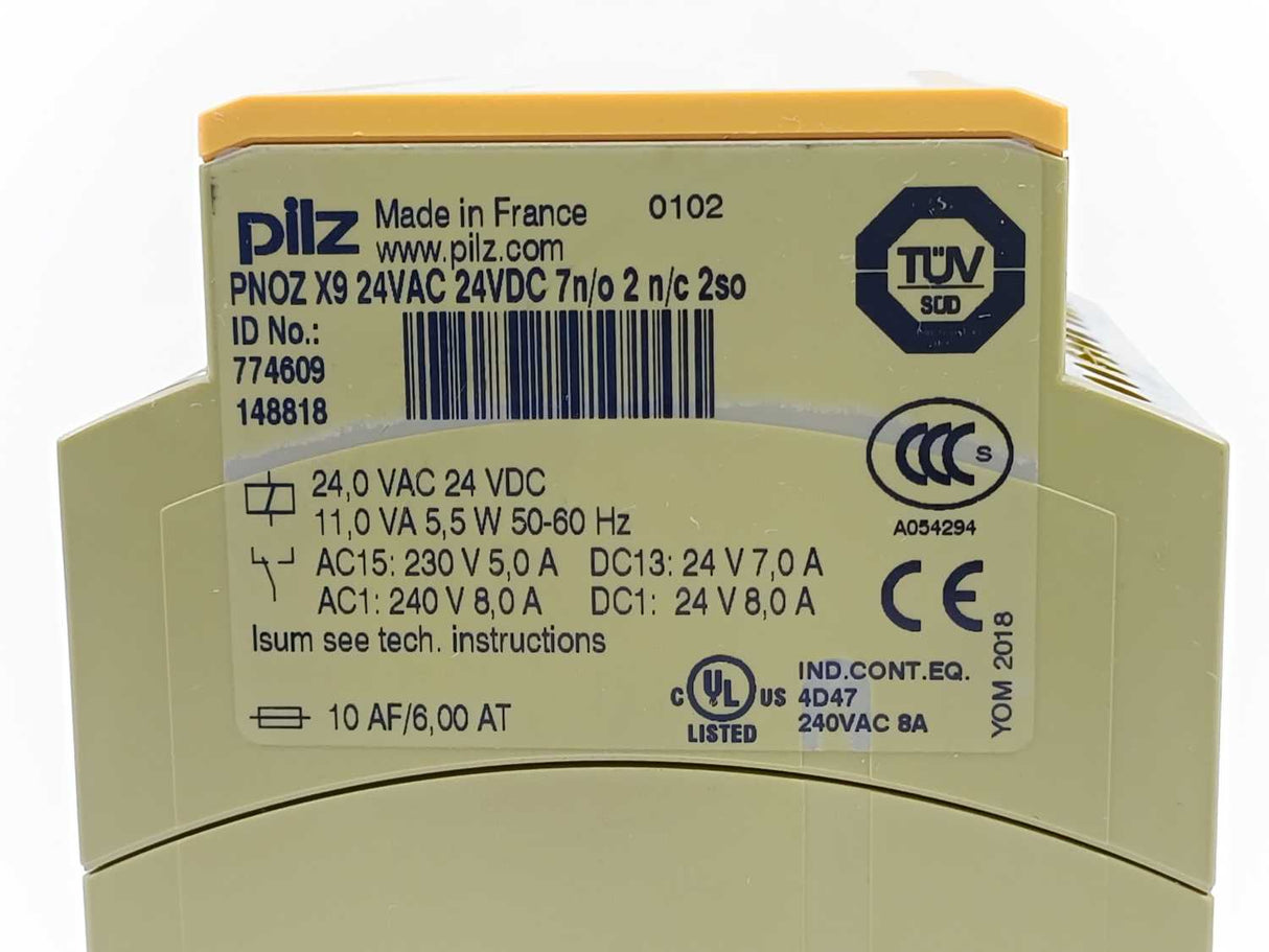 Pilz 774609 PNOZ X9 24VAC 24VDC Safety Relay