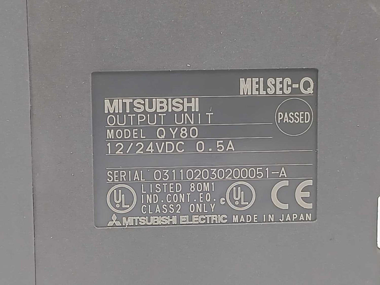 Mitsubishi QY80 Output unit
