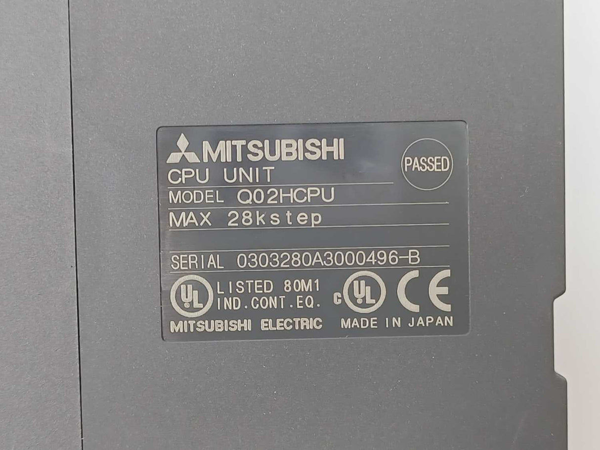 Mitsubishi Q02HCPU CPU unit