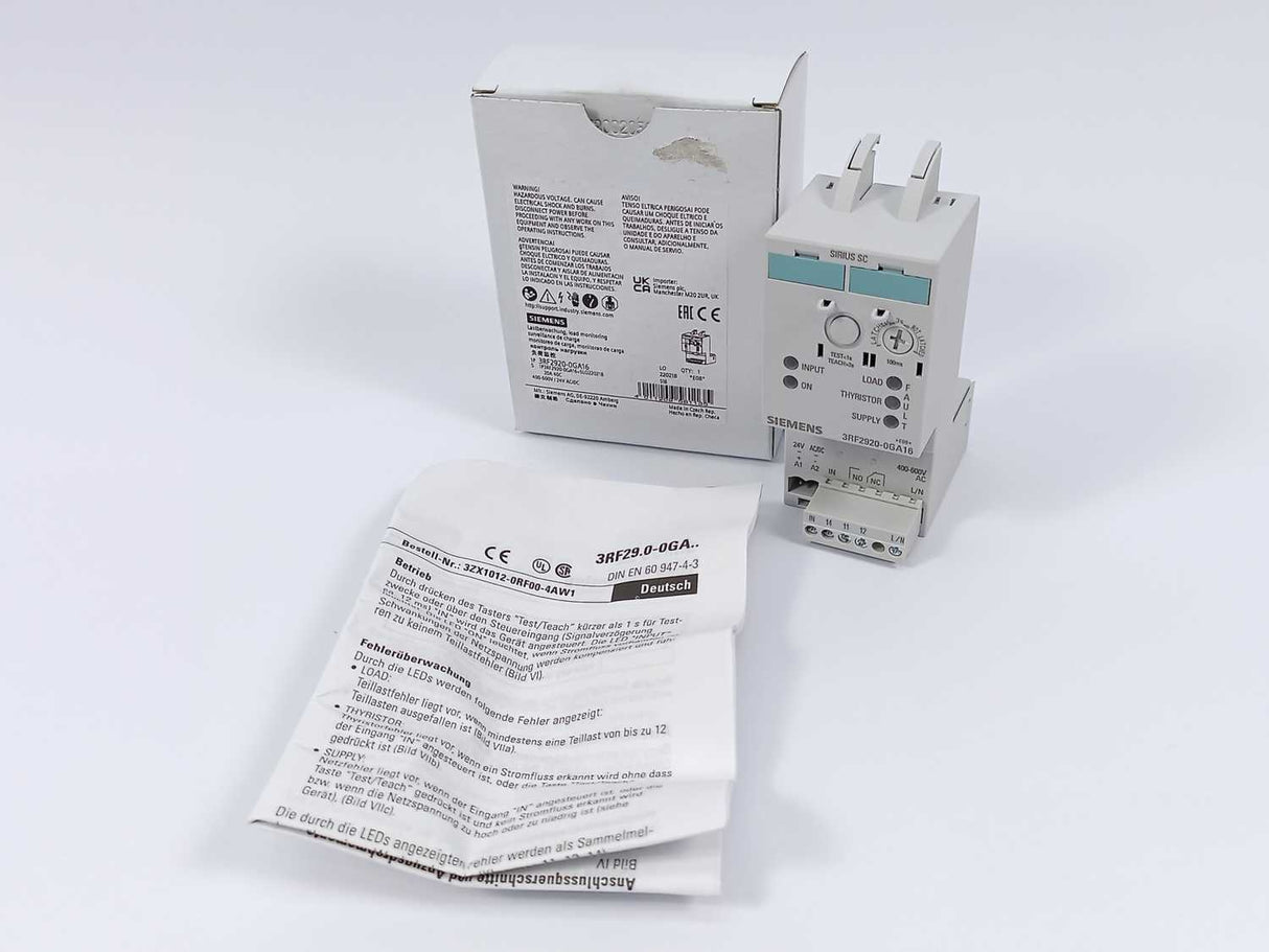 Siemens 3RF2920-0GA16 SIRIUS Extended Load Monitoring