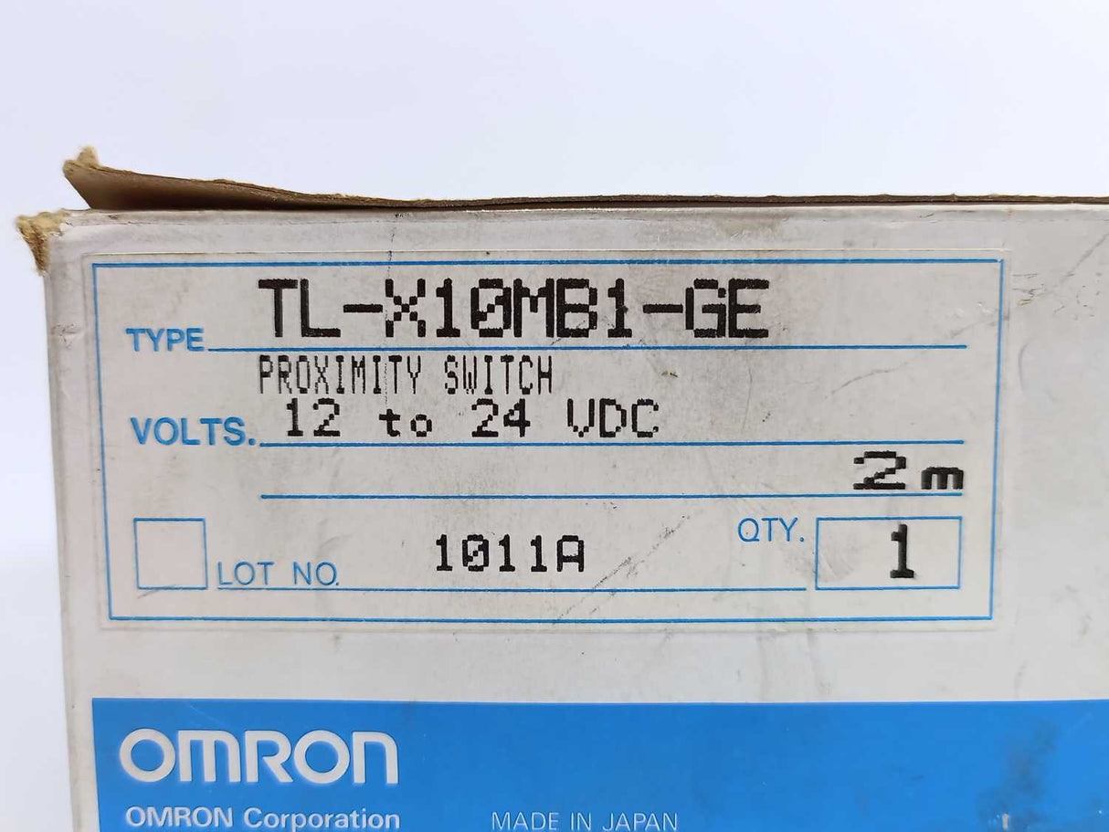 OMRON TL-X10MB1-GE Proximity Switch 12-24VDC 2M