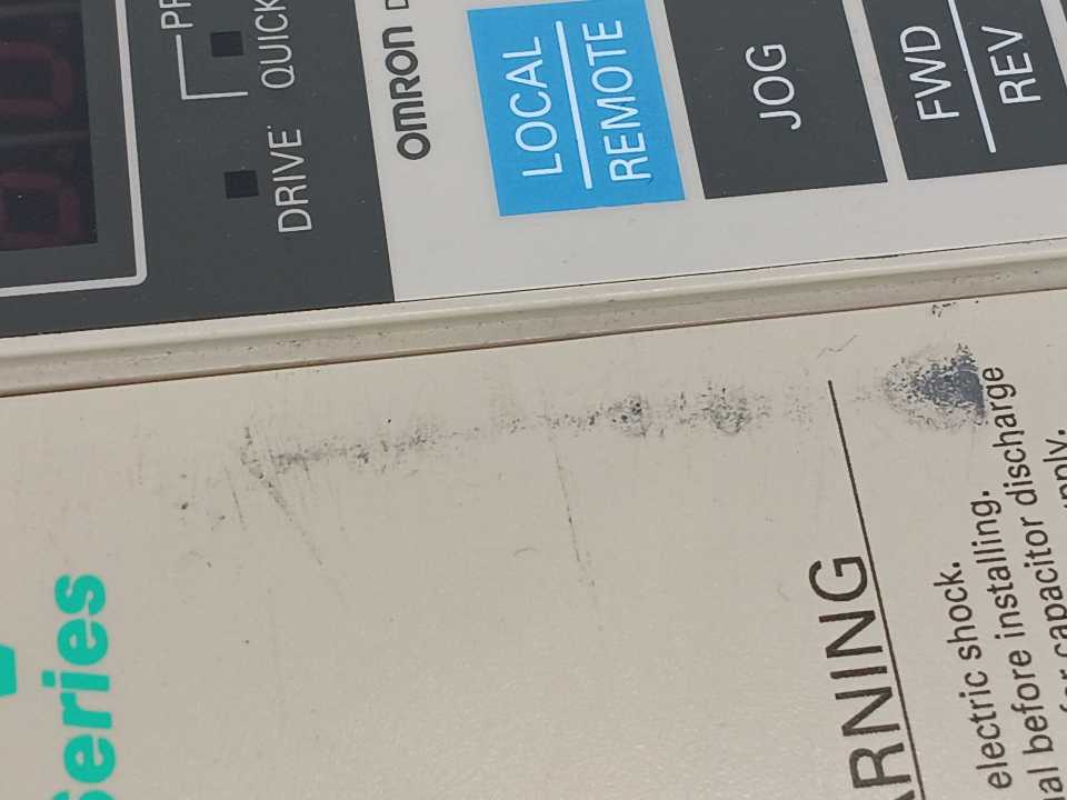 OMRON 3G3PV-A4150-E Variable Frequency Drive w/ Digital Operator Control