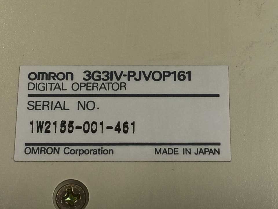 OMRON 3G3PV-A4150-E Variable Frequency Drive w/ Digital Operator Control