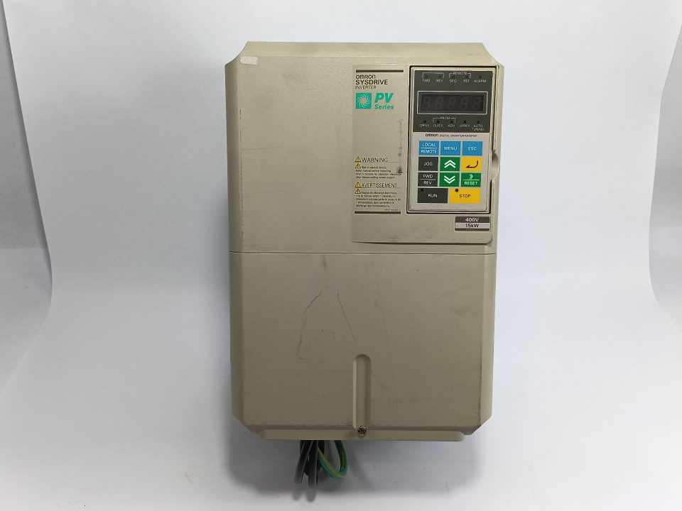 OMRON 3G3PV-A4150-E Variable Frequency Drive w/ Digital Operator Control