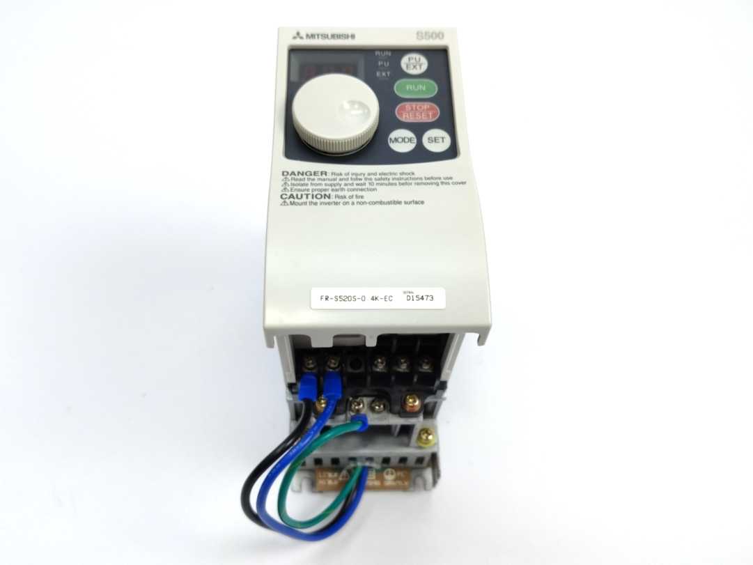 Mitsubishi Electric FR-S520S-0.4K-EC Freqrol Variable Frequency Inverter Drive