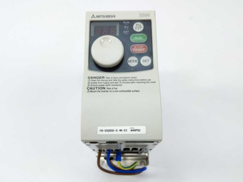 Mitsubishi Electric FR-S520SE-0.2K-EC Freqrol 0.2 kW AC Frequency Inverter Drive