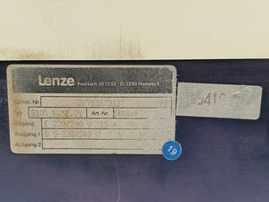 LENZE 347449 8100 series AC Frequency Inverter