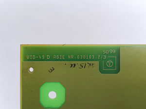 AGIE 630183.2/3 WID-49 D Wire Distribution Board, 625.793.5