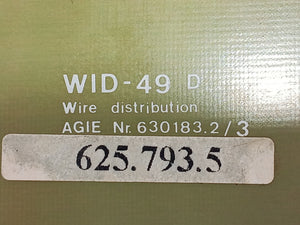 AGIE 630183.2/3 WID-49 D Wire Distribution Board, 625.793.5