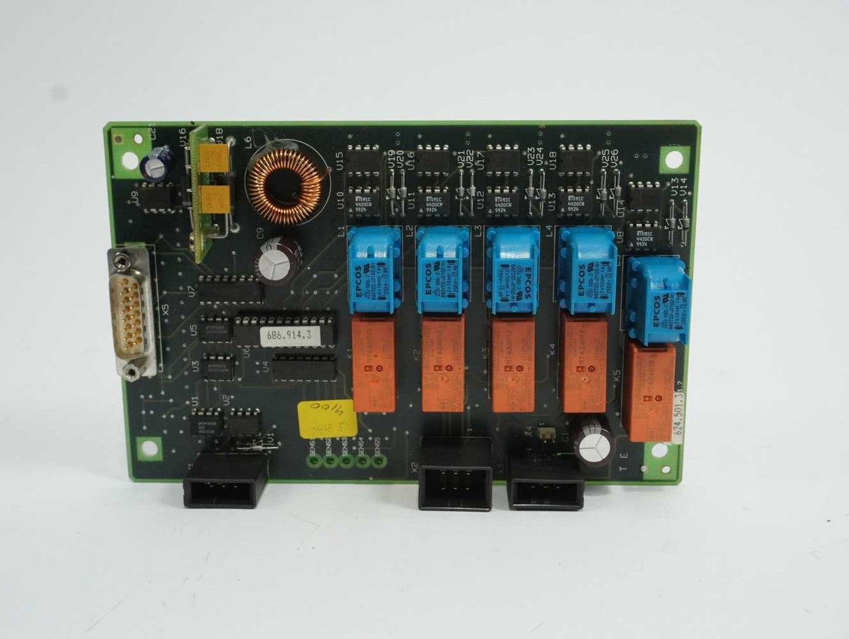 AGIE 639553.7 ADC-16 Circuit Board, 624.501.3