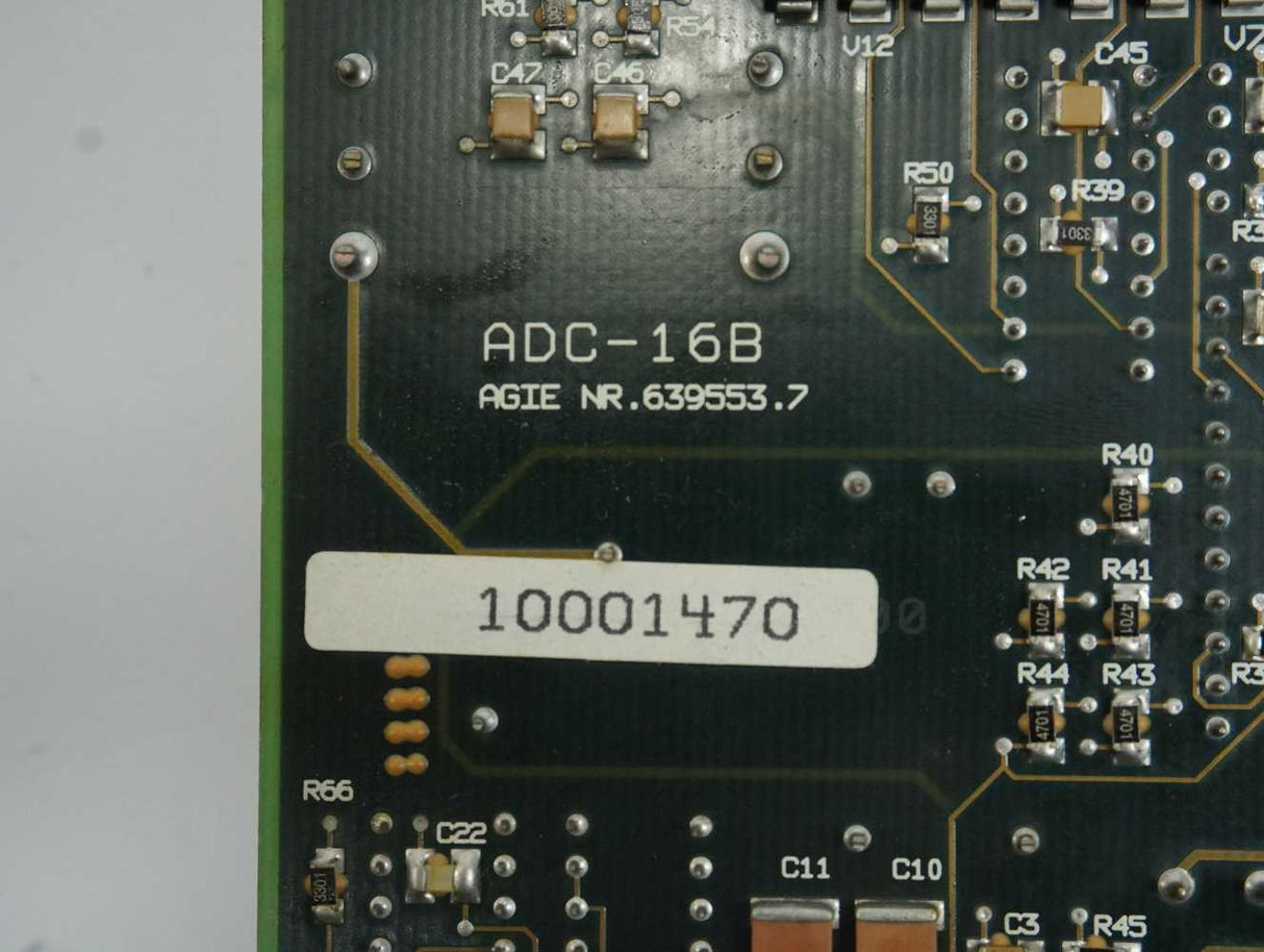 AGIE 639553.7 ADC-16 Circuit Board, 624.501.3