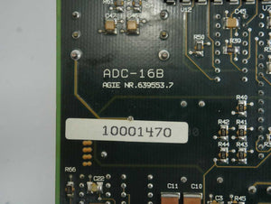 AGIE 639553.7 ADC-16 Circuit Board, 624.501.3
