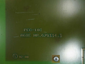 AGIE 679334.3 PEC-10  Circuit Board, 620.511