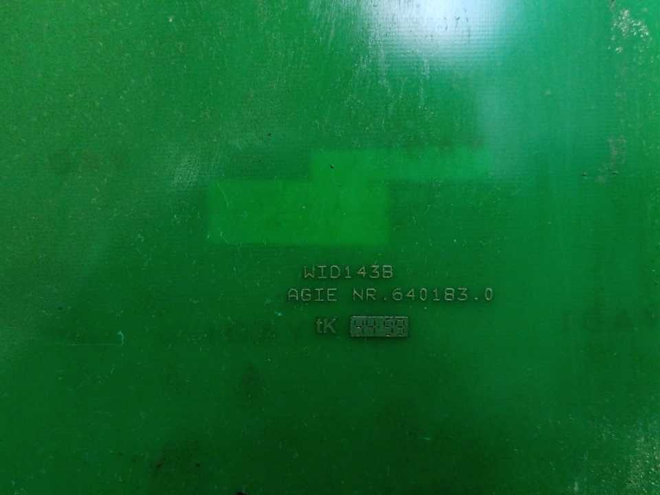 AGIE 640183.0 WID143B Circuit Board, WID-167, 630.772