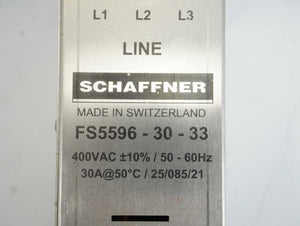 SCHAFFNER FS5596-30-33 Three-Phase EMC Line Filter