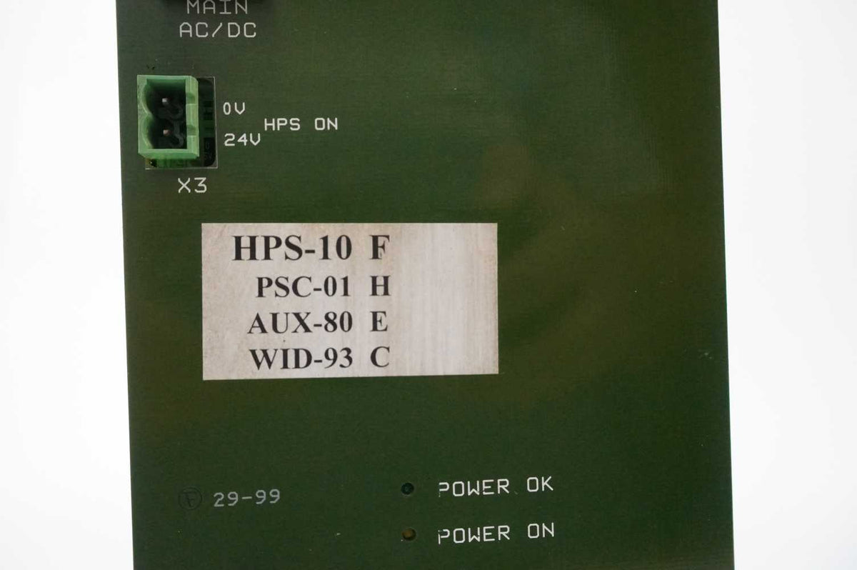 AGIE HPS-10 F Power Control Bus PSC-01 H, AUX-80 E, WID-93C
