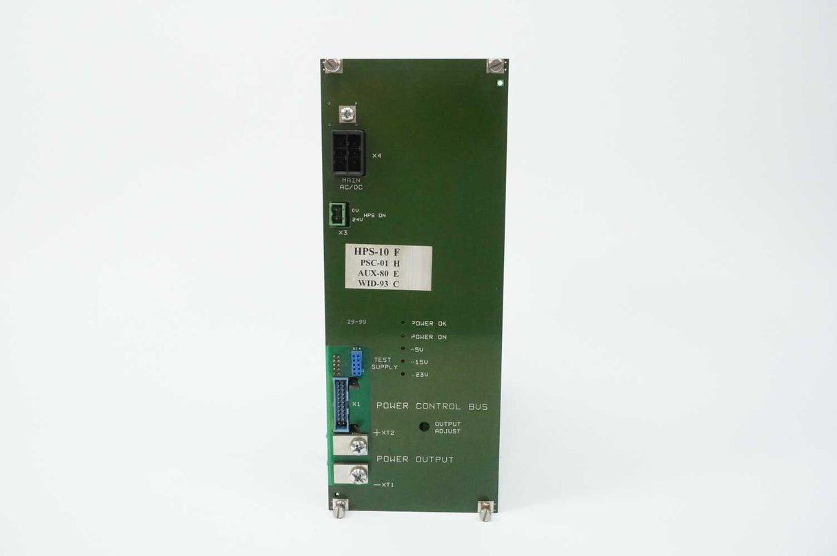 AGIE HPS-10 F Power Control Bus PSC-01 H, AUX-80 E, WID-93C