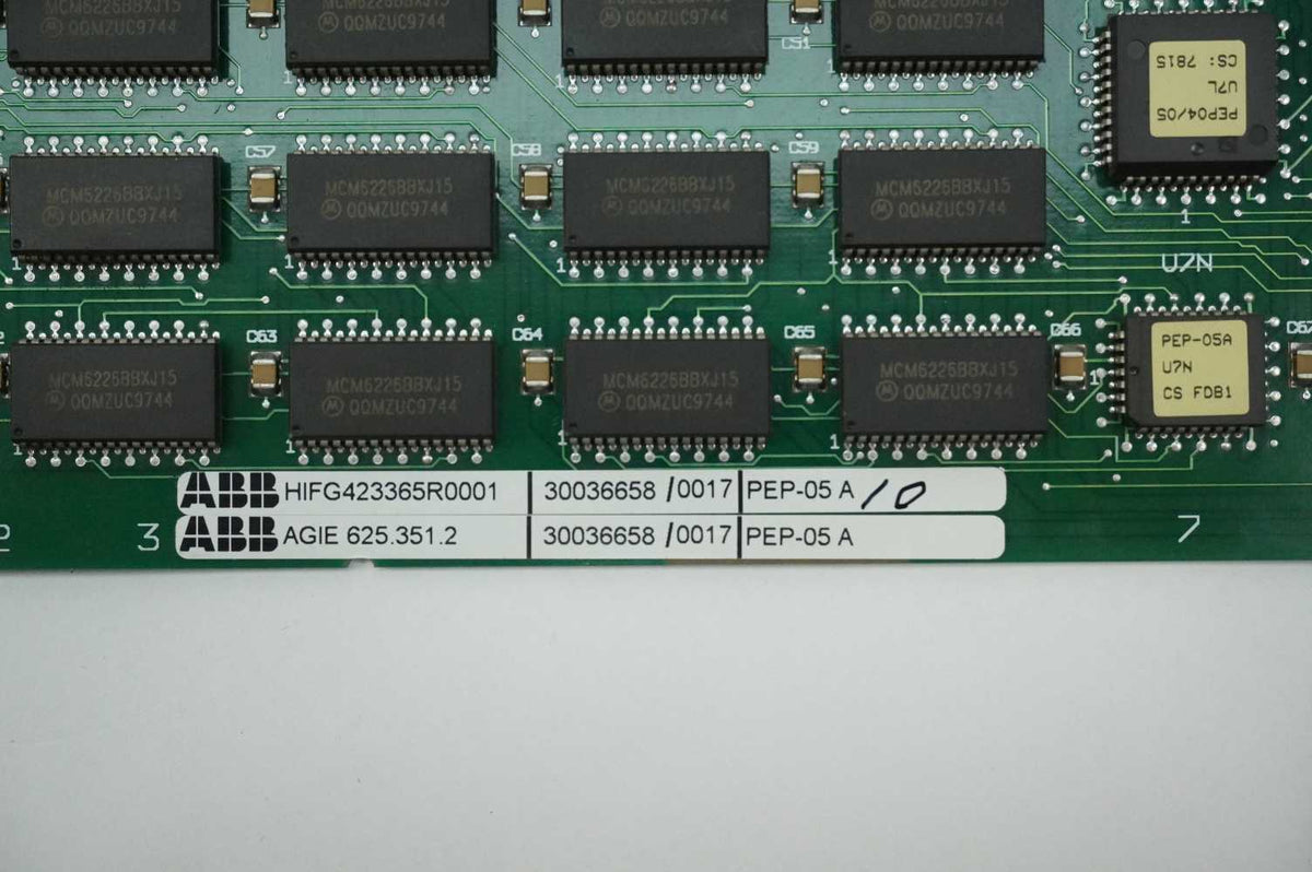 ABB HIFG423365R0001 Circuit Board PEP-05 A I/O AGIE 625.351.2