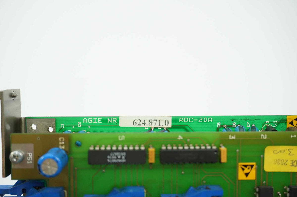AGIE 624.871.0 ADC-20A Circuit Board W/ AUX-85A 624.561.7