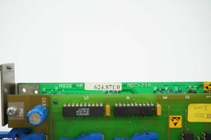 AGIE 624.871.0 ADC-20A Circuit Board W/ AUX-85A 624.561.7
