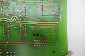 AGIE 614.000.8 EDS-02B Encoder Decoder Scanner 629652.9