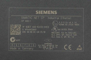 Siemens 6GK7 443-1EX20-0XE0 SIMATIC NET CP 443-1 Industrial Ethernet